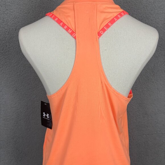 Under Armour Women's Knockout Novelty Tank Top Light Orange Small NWT's. - Picture 6 of 12